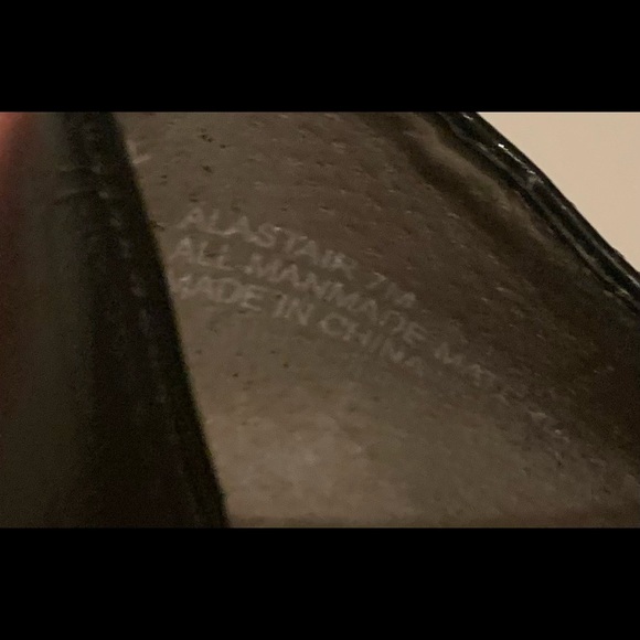 COPY - Victor Alfaro , Black Patent Lace Up Dress Shoes, Size 7, Good Condition - Picture 12 of 16